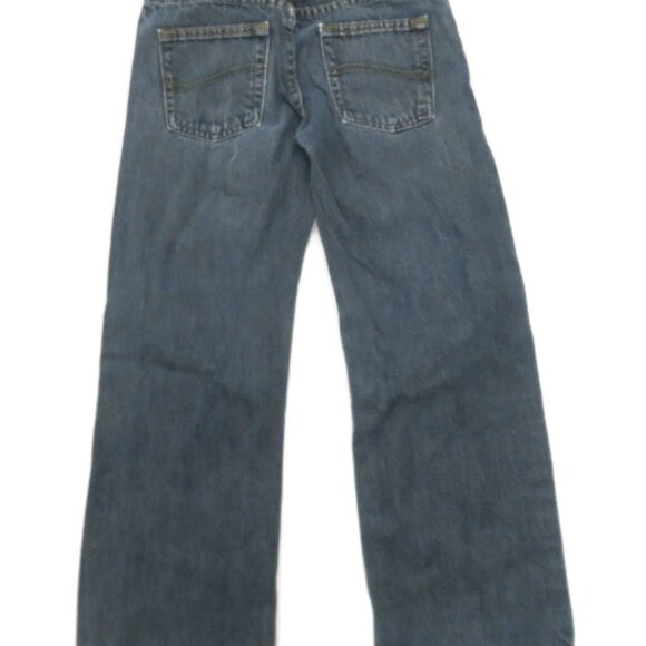 Lee Premium Select Boys Youth Straight Leg Blue Jeans 10R Cotton Adjustable - Picture 3 of 5